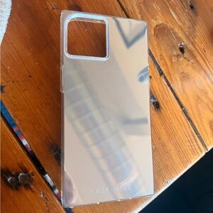 Case-Mate Metallic Silver Phone Case